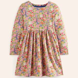 NWOT Mini Boden Long-Sleeved Fun Jersey Dress